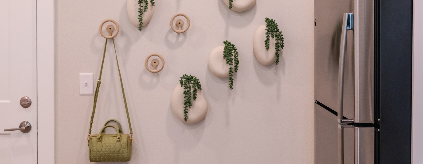 apartment door and home decor